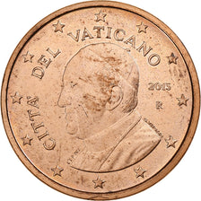 Vatican, Francis, 5 Euro Cent, 2015, Rome, Copper Plated Steel, MS(63), KM:457