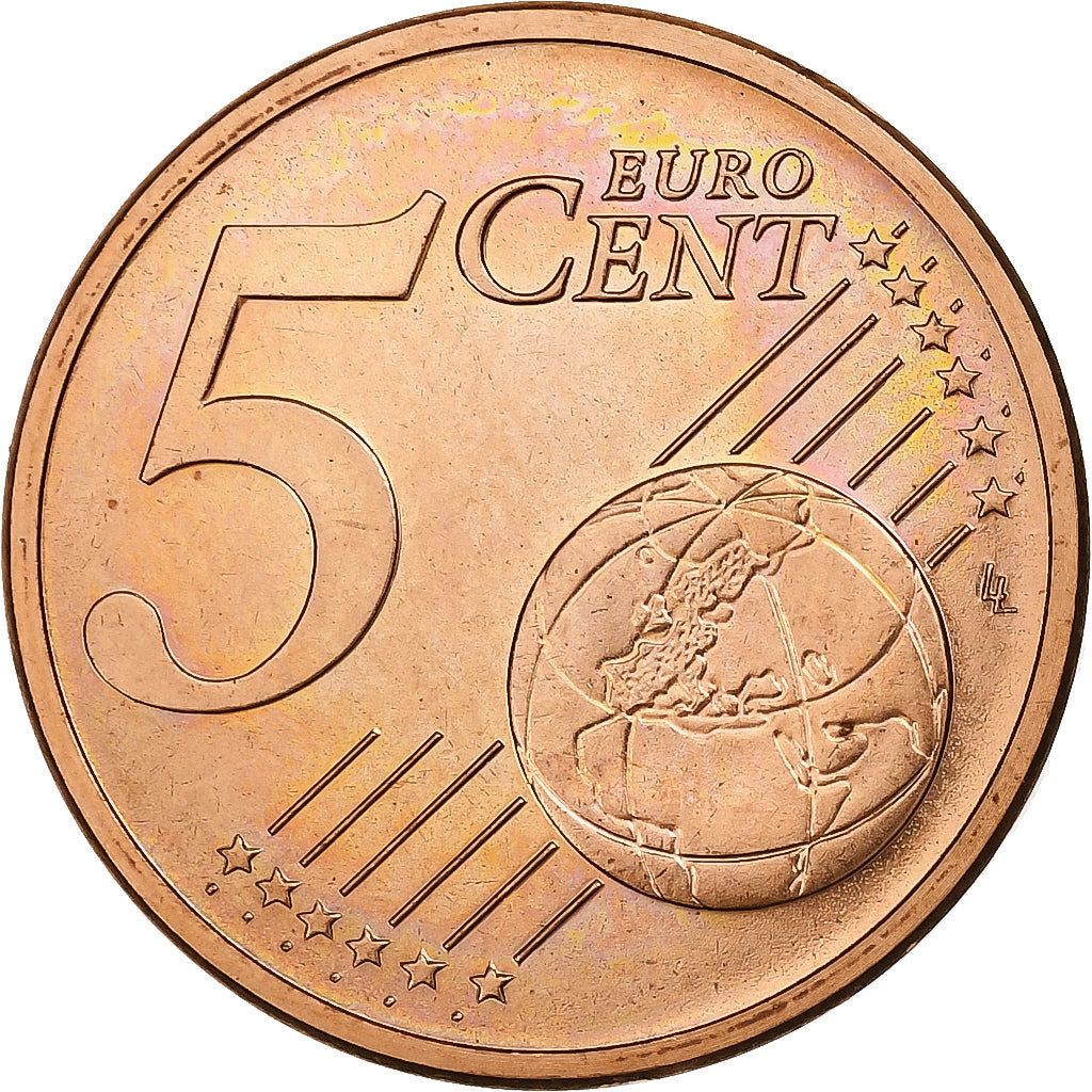 Vatican, Francis, 5 Euro Cent, 2015, Rome, Copper Plated Steel, MS(63), KM:457
