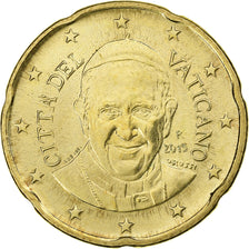 Vatican, Francis, 20 Euro Cent, 2015, Rome, Nordic gold, MS(63), KM:459