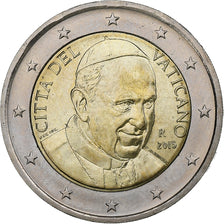 Vatican, Francis, 2 Euro, 2015, Rome, Bi-Metallic, MS(63), KM:462