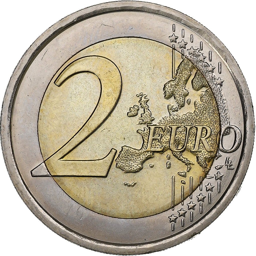 Vatican, Francis, 2 Euro, 2015, Rome, Bi-Metallic, MS(63), KM:462
