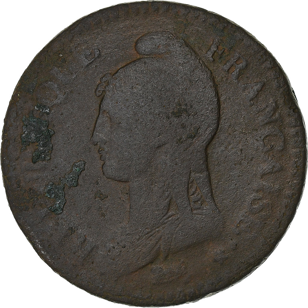 Frankreich, 10 Centimes, Dupré, AN 4, Paris, Modification du 2 décimes