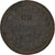 Francia, 10 Centimes, Dupré, AN 4, Paris, Modification du 2 décimes, Bronce