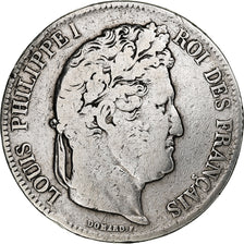 Frankrijk, Louis-Philippe, 5 Francs, 1832, Strasbourg, Zilver, FR, Gadoury:678