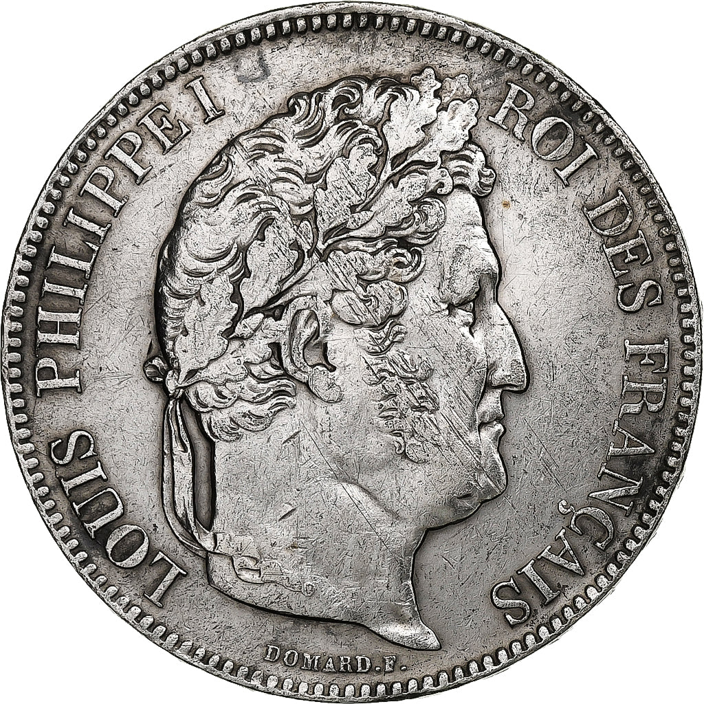 Francia, Louis-Philippe, 5 Francs, 1832, Paris, Argento, BB+, Gadoury:678
