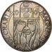 Francia, 100 Francs, Charlemagne, 1990, Paris, Plata, EBC, Gadoury:905