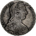 Austria, Maria Theresa, Thaler, 1780, Vienna, Restrike, Plata, MBC