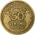 Francja, 50 Centimes, Morlon, 1947, Brązal, VF(20-25), Gadoury:423b