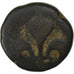 India francesa, Louis XV, Doudou, n.d. (1715-1774), Pondicherry, Bronce, BC+