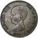 Spain, Alfonso XIII, 5 Pesetas, 1890, Madrid, Silver, EF(40-45), KM:689