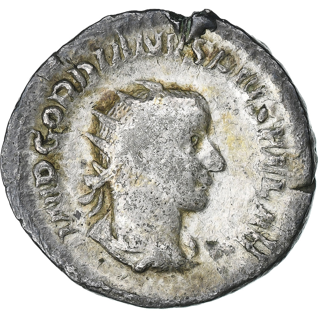 Gordian III, Antoninianus, 243-244, Rome, Argento, MB+, RIC:151