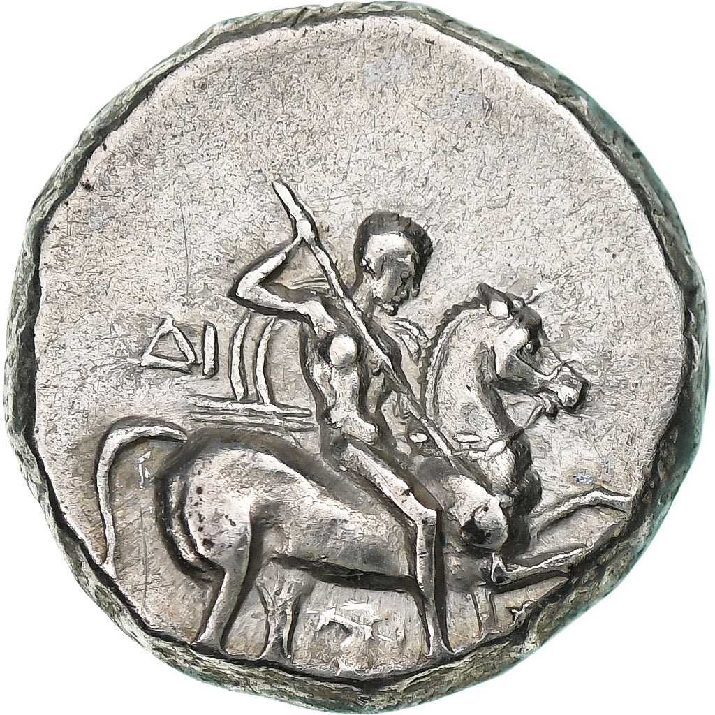 Calábria, Nomos, ca. 275-235 BC, Tarentum, Prata, AU(55-58), HN Italy:1033