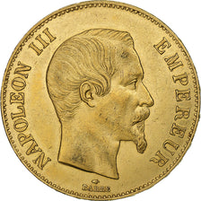 France, Napoleon III, 100 Francs, 1859, Paris, Gold, AU(55-58), Gadoury:1135
