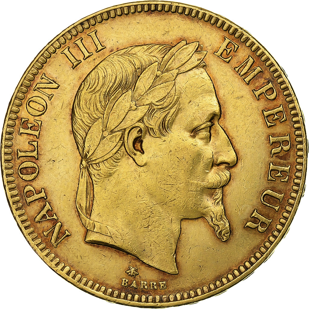 France, Napoléon III, 100 Francs, 1869, Paris, Or, SUP, Gadoury:1136, KM:802.1