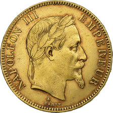 France, Napoléon III, 100 Francs, 1869, Paris, Or, SUP, Gadoury:1136, KM:802.1