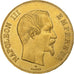 França, Napoleon III, 100 Francs, 1858, Paris, Dourado, AU(55-58)