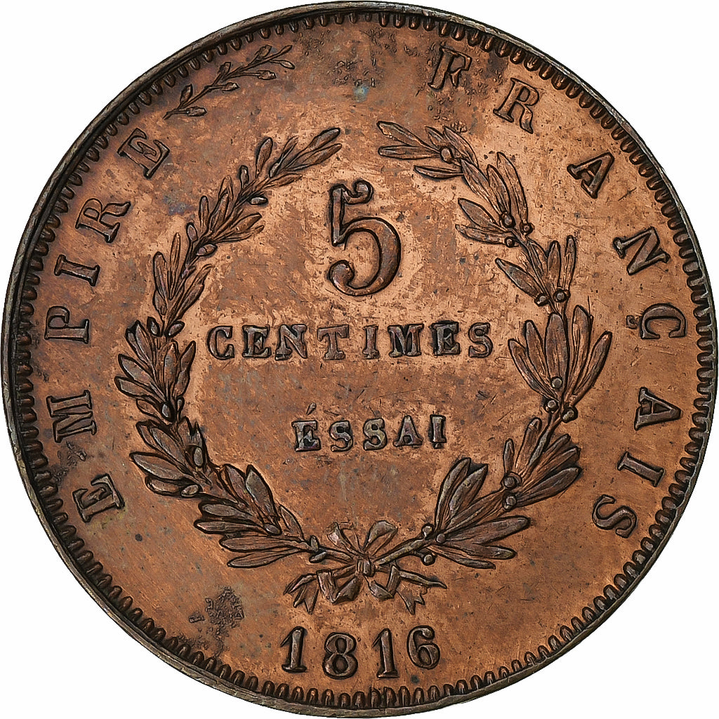 Francia, Napoleon II, 5 Centimes, 1812, Paris, ESSAI, Bronce, EBC, Gadoury:133