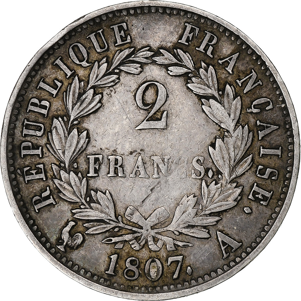 France, Napoleon I, 2 Francs, 