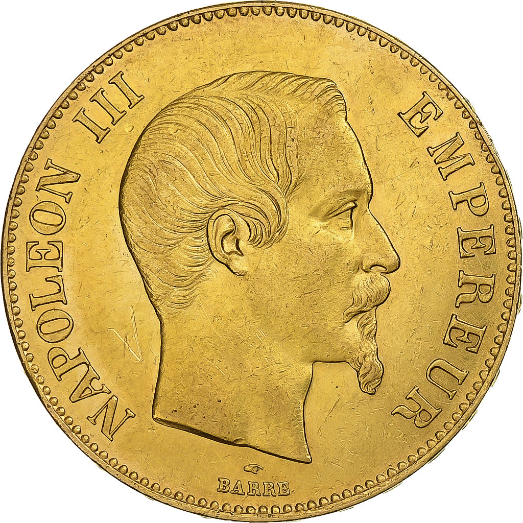 Francia, Napoleon III, 100 Francs, 1857, Paris, Oro, EBC, Gadoury:1135, KM:786.1