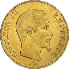 Francia, Napoleon III, 100 Francs, 1857, Paris, Oro, EBC, Gadoury:1135, KM:786.1