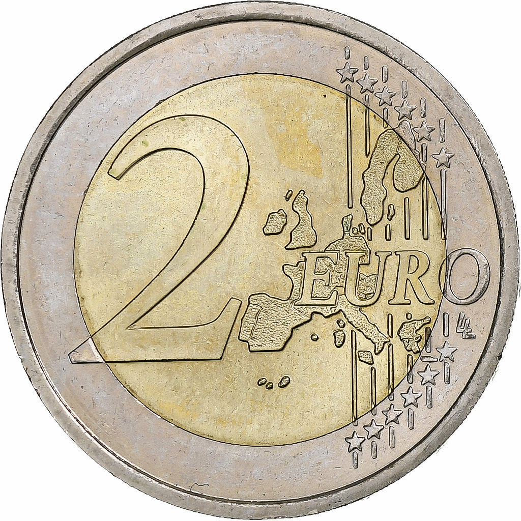 France, Rainier III, 2 Euro, 2002, Bi-Metallic, MS(63), KM:174