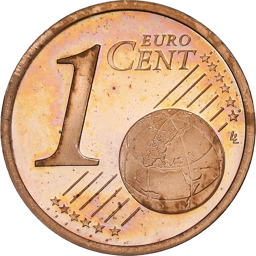 Monaco, Rainier III, Euro Cent, 2005, Copper Plated Steel, MS(63), KM:167