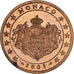 Monaco, Rainier III, 2 Euro Cent, 2005, Copper Plated Steel, MS(63), KM:168