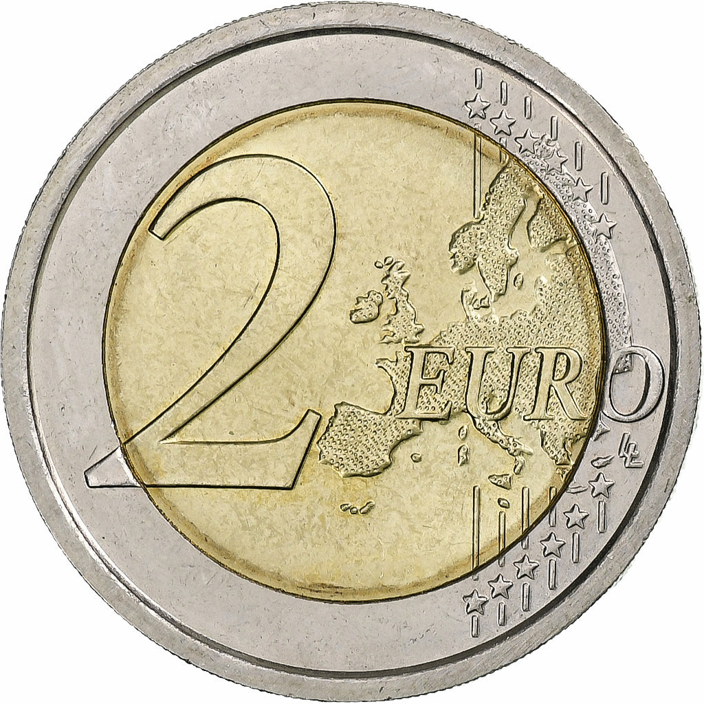Vatican, Benedict XVI, 2 Euro, 26th World Youth Day, 2011, Rome, Bi-Metallic