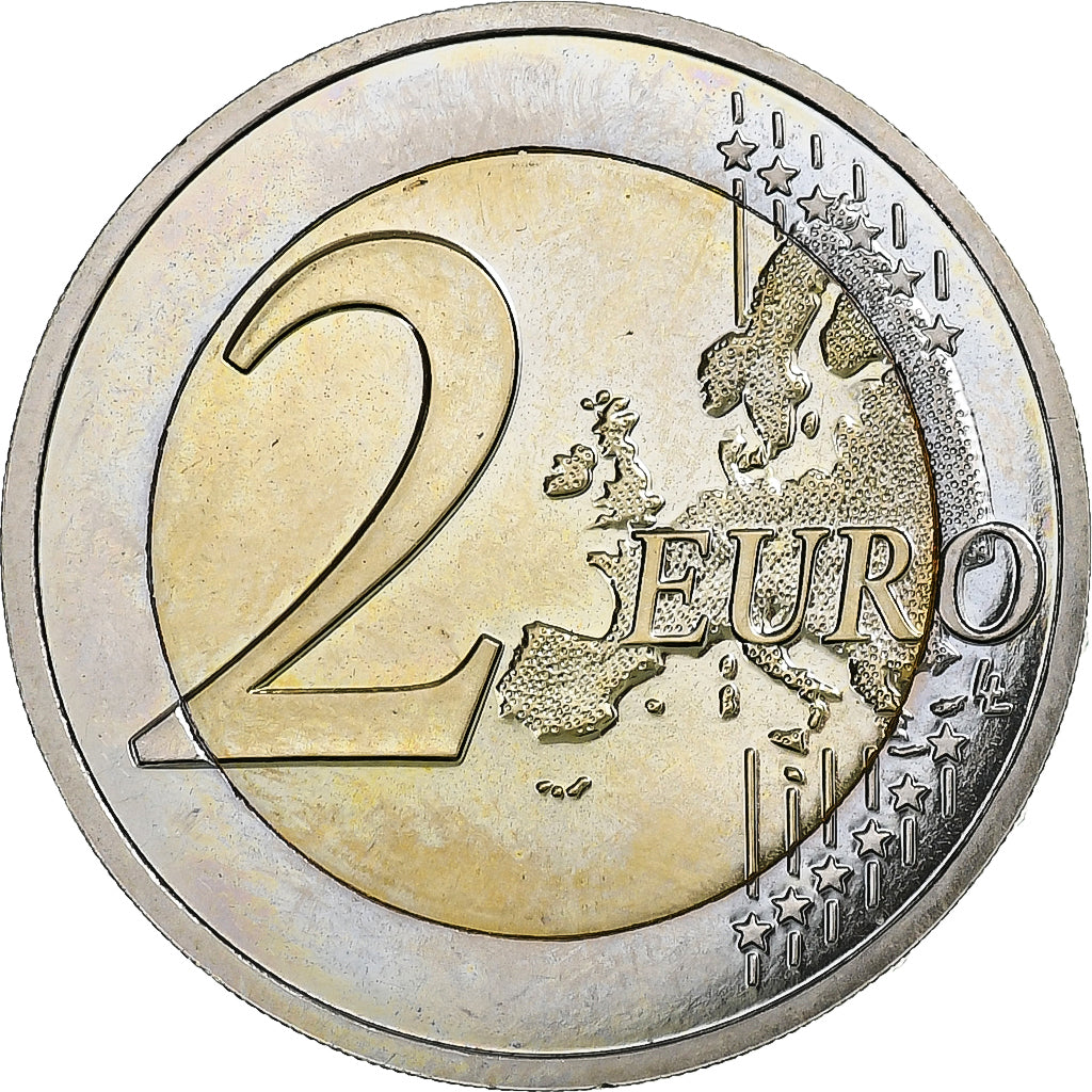 Monaco, 2 Euro, mariage princier, 2011, Bi-Metallic, MS(63)
