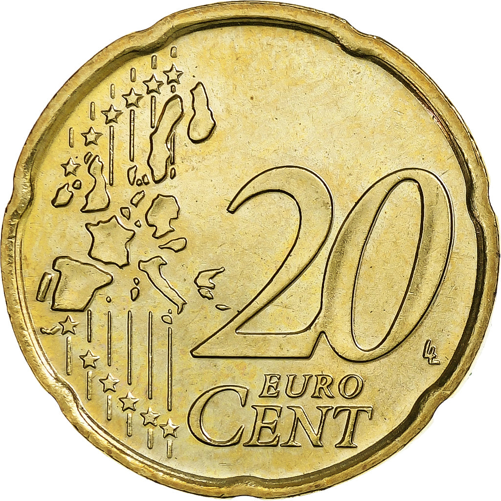 San Marino, 20 Euro Cent, 2006, Rome, Nordic gold, MS(63), KM:444