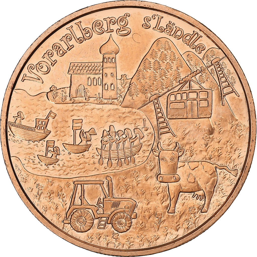 Autriche, 10 Euro, Vorarlberg, 2013, Vienne, Cuivre, SPL, KM:3224