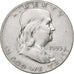 United States, Half Dollar, Franklin, 1953, Denver, Silver, EF(40-45)