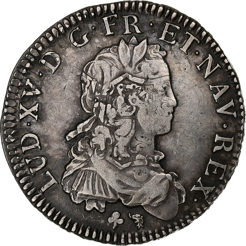 França, Louis XV, 1/2 Écu de France, 1721, Orléans, Prata, EF(40-45)