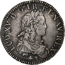 França, Louis XV, 1/2 Écu de France, 1721, Orléans, Prata, EF(40-45)