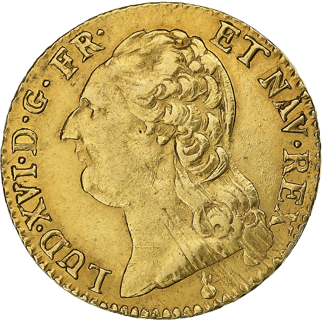 Frankrijk, Louis XVI, Louis d'or à la tête nue, 1788, Metz, Goud, ZF+