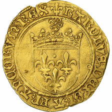 France, Charles VIII, Écu d'or au soleil, 1494-1498, Poitiers, 1st Type, Gold