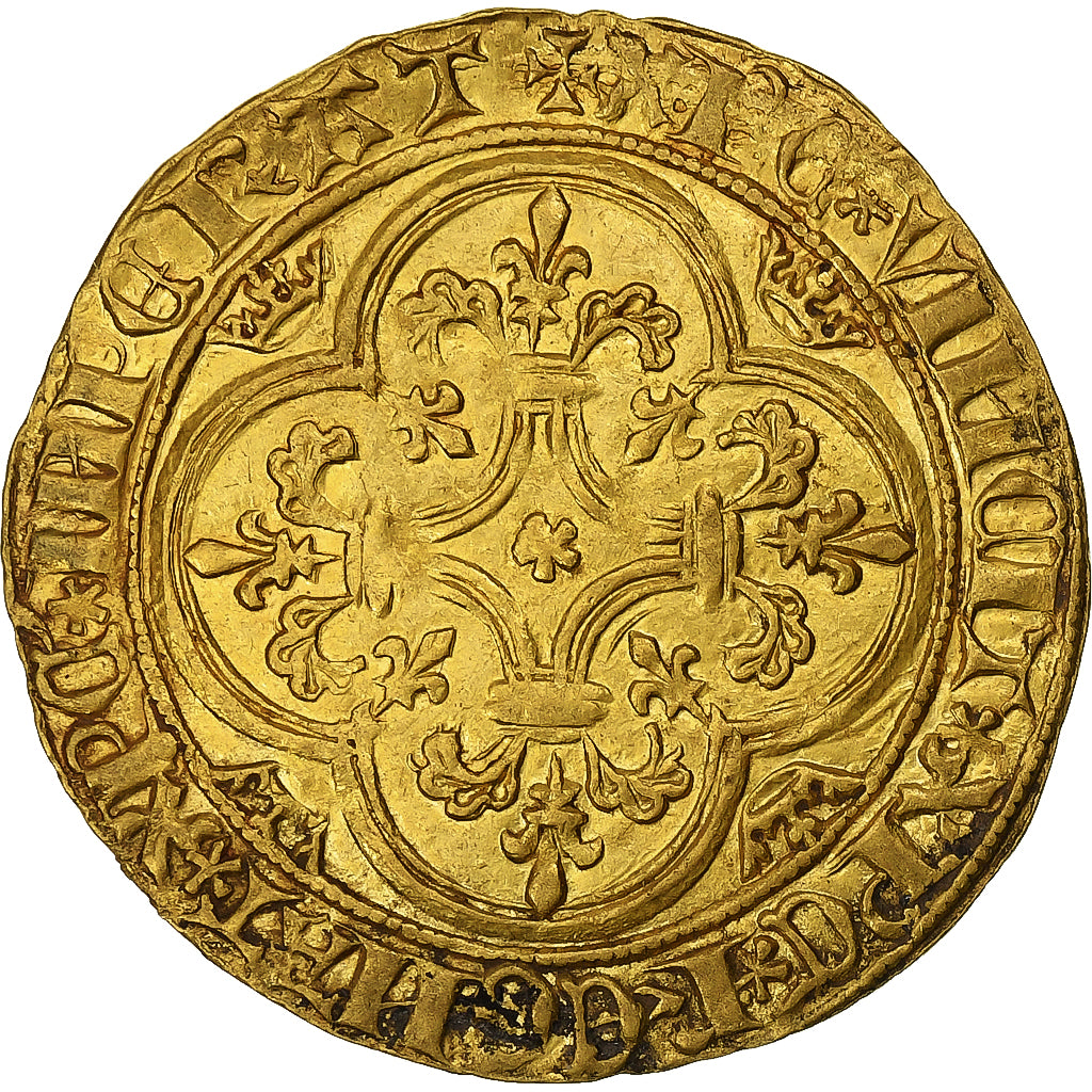 France, Charles VI, Écu d'or à la couronne, 1385-1422