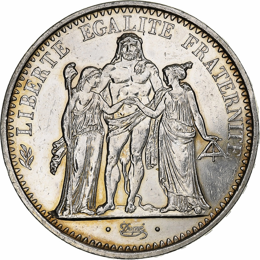 France, 10 Francs, Hercule, 1967, Paris, Silver, MS(60-62), Gadoury:813, KM:932