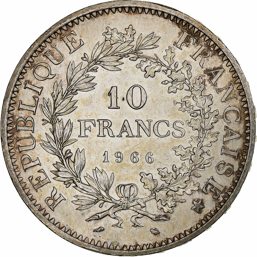 Frankreich, 10 Francs, Hercule, 1966, Paris, Silber, VZ+, Gadoury:813, KM:932