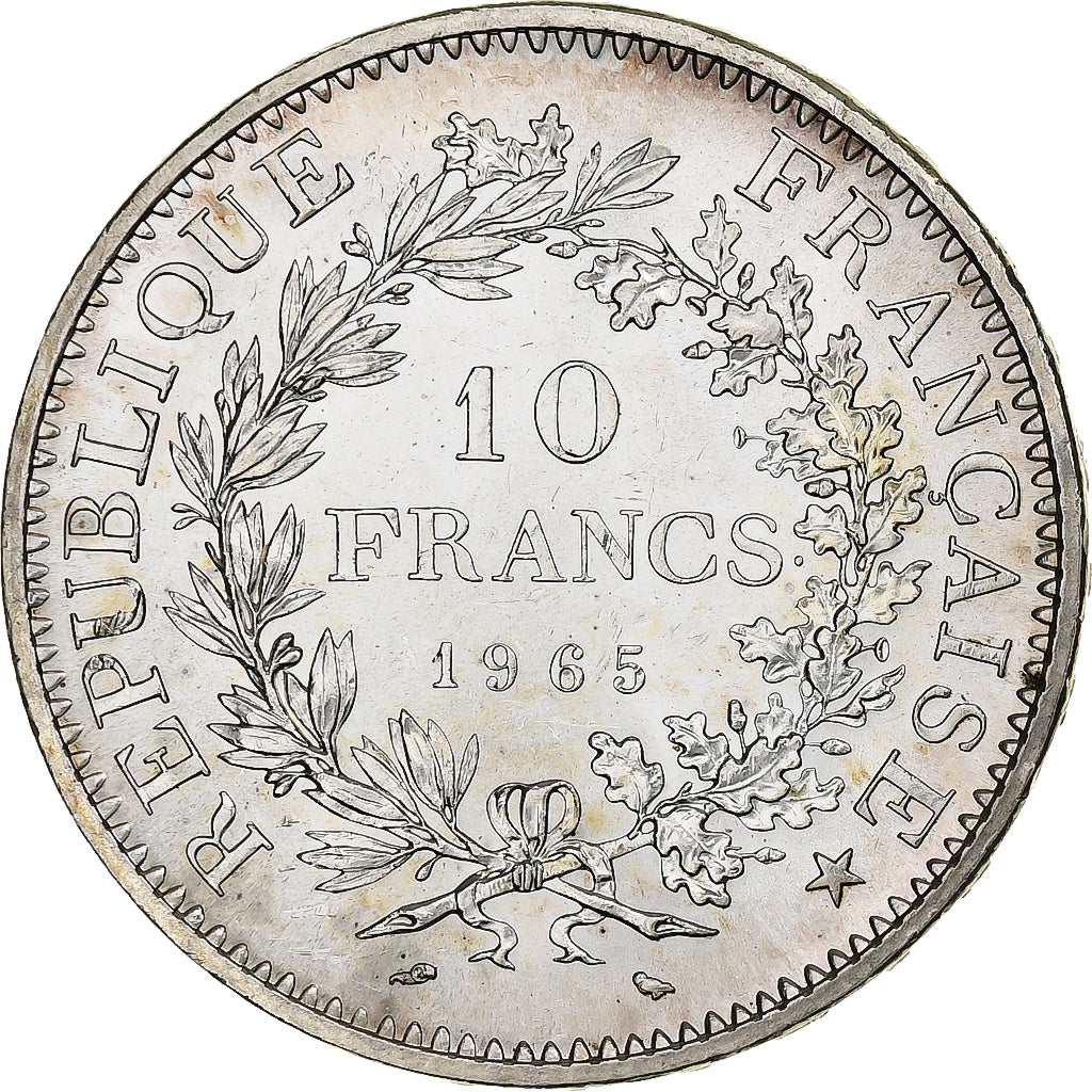 France, 10 Francs, Hercule, 1965, Paris, Argent, SUP+, Gadoury:813, KM:932