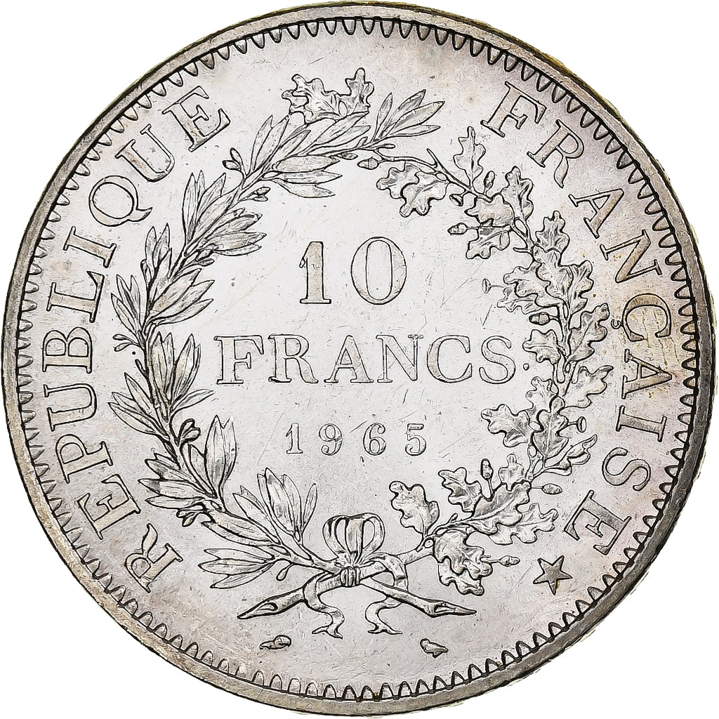 France, 10 Francs, Hercule, 1965, Paris, Argent, SUP+, Gadoury:813, KM:932