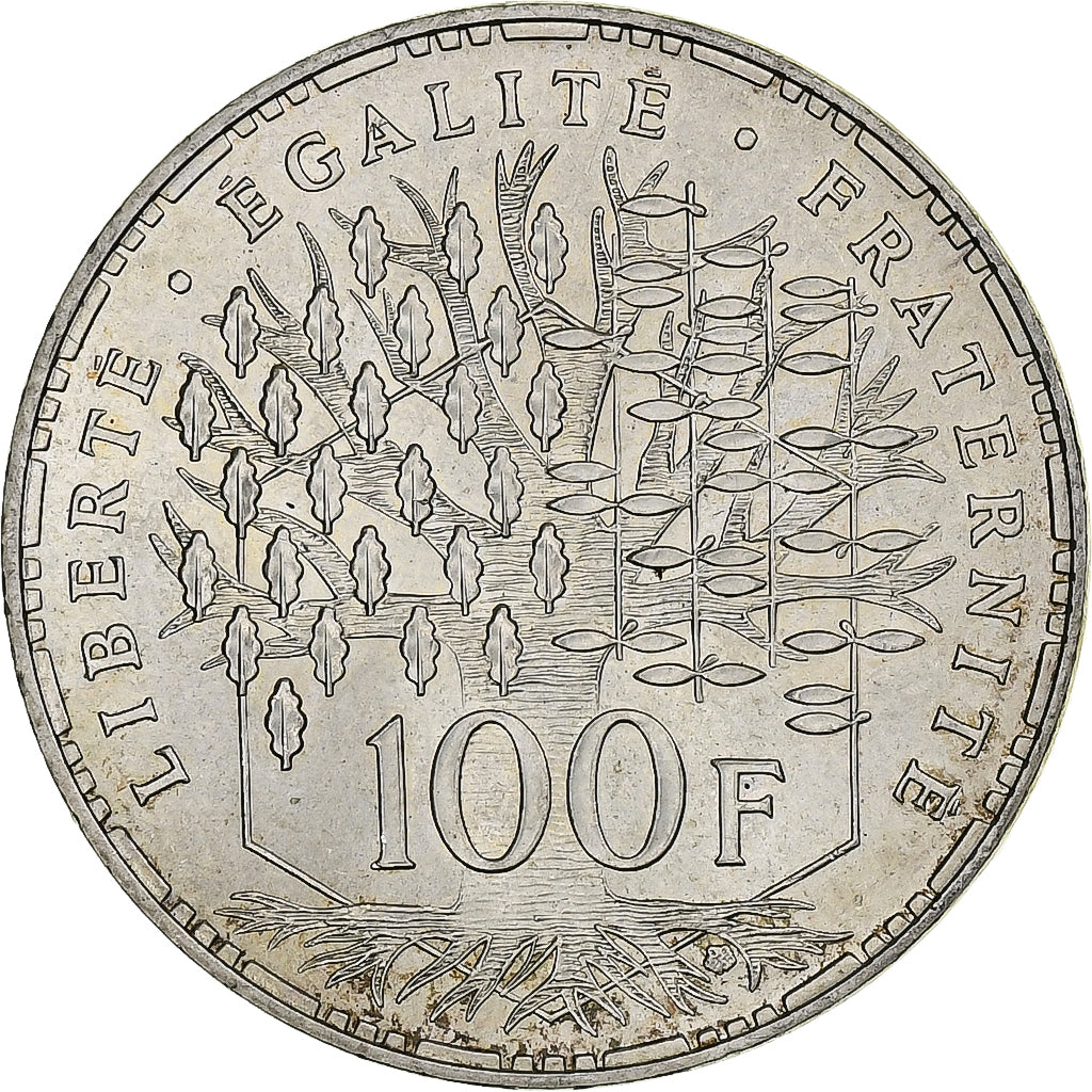 France, 100 Francs, Panthéon, 1982, MDP, Argent, SUP+, Gadoury:898, KM:951.1