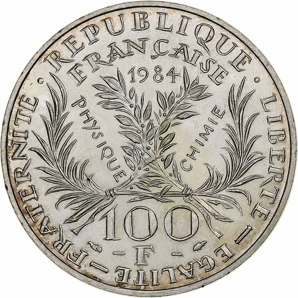 France, 100 Francs, Marie Curie, 1984, MDP, Argent, SUP+, Gadoury:899, KM:955