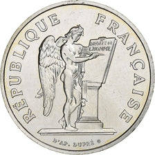 France, 100 Francs, Droits de l'Homme, 1989, MDP, Silver, MS(60-62)