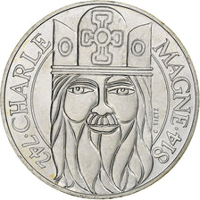 France, 100 Francs, Charlemagne, 1990, MDP, Argent, SUP+, Gadoury:905, KM:982