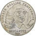 France, 100 Francs, Descartes, 1991, MDP, Silver, MS(60-62), Gadoury:906