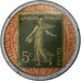 França, Credit Lyonnais, 5 Centimes, 1920, Timbre-Monnaie, AU(50-53), Alumínio