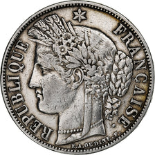 Francia, 5 Francs, Cérès, 1851, Paris, Argento, BB, Gadoury:719