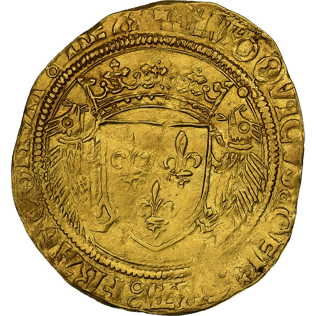France, Louis XII, Ecu d'or aux Porcs-Epics, 1498-1514, Montpellier, Or, TTB+