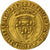 França, Charles VII, 1/2 ECU D'or, 1438-1461, Paris, Dourado, EF(40-45)